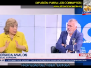 ZORAIDA ÁVALOS FUE DONDE LUCAR ASUSTADA A DEFENDERSE DE LA DENUNCIA DEL CONGRESO