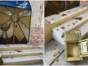 ROBAN HOSTIAS CONSAGRADAS E INCENDIAN TEMPLO CATÓLICO Y… ¿NO PASA NADA?