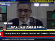 DOMINGO PÉREZ NO HIZO UNA, PORQUE ESTUVO AL SERVICIO DE ODEBRECHT
