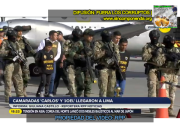 LLEGARON CAPTURADOS DOS TERRORISTAS DE SENDERO