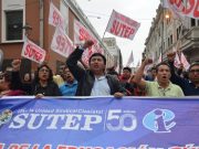 SUTEP ACLARA QUE SUS OBJETIVOS DIFIERE DEL DE LOS VIOLENTISTAS Y GARANTIZA EL NORMAL DESARROLLO DE CLASES ESCOLARES