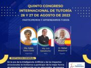 ¡APRESÚRENSE! ¡SOLO QUEDAN INSCRIPCIONES VIRTUALES. YA ESTÁN COPADAS LAS INSCRIPCIONES PRESENCIALES!