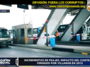 LOS CONTRATOS Y PEAJES NO TIENEN EFECTOS JURÍDICOS POR QUE SU ORIGEN ES CORRUPTO