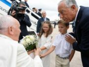 EL PAPA FRANCISCO LLEGÓ A LISBOA PARA PARTICIPAR DE LA JMJ 2023