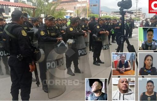 LOS » INTOCABLES DE LA SELVA CENTRAL” SUFRIERON UN GOLPE CONSISTENTE EN UN MEGAOPERATIVO EN CHANCHAMAYO