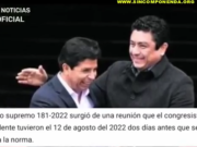 LOS PLANES DEL CHE BERMEJO Y PEDRO CASTILLO PARA ROBARLE AL ESTADO