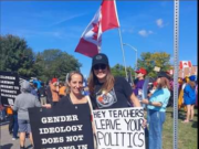 EN CANADÁ LOS PADRES DE FAMILIA DE DIFERENTES RELIGIONES SE CANSARON DE LA IMPOSICIÓN DE LA AGENDA WOKE Y SALIERON A MARCHAR