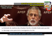 GUSTAVO GORRITI Y ZORAIDA ÁVALOS TENDRÁN QUE CANTAR ANTE EL CONGRESO POR SUS VÍNCULOS CON LA JNJ