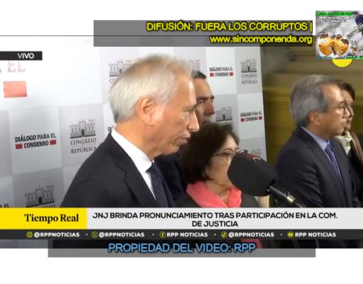 MIEMBROS DE LA JNJ EN CURA DE SILENCIO ANTE LA COMISIÓN DE JUSTICIA