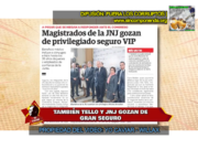 LLA ÚNICA VOCACIÓN QUE TIENE LA JNJ ES AL DINERO Y AL CARGO