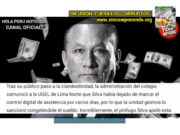 JUAN SILVA QUIERE QUE LE SIGAN PAGANDO SU SUELDO DE DIRECTOR PESE A ESTAR PRÓFUGO