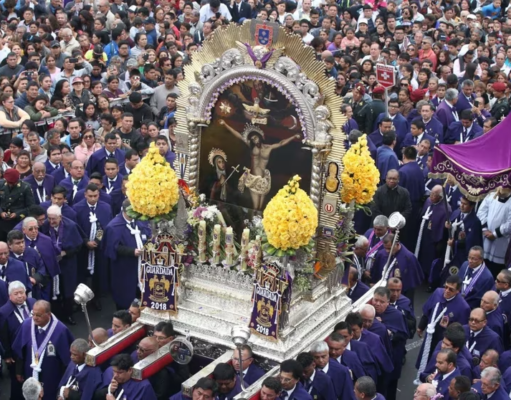 ESTAS SON LAS FECHAS Y RUTAS DEL RECORRIDO QUE REALIZARÁ LA IMAGEN DEL SEÑOR DE LOS MILAGROS ESTE 2023