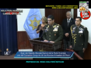 EL JEFE DEL COMANDO CONJUNTO DE LAS FF. AA. GENERAL GÓMEZ DE LA TORRE DIO RESPALDO A LA FISCAL DE LA NACIÓN