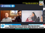 FISCAL JOSÉ DOMINGO PÉREZ SALTO HASTA EL TECHO CUANDO PPK SE REFIRIÓ A LA ESPOSA DE ESTE QUE TRABAJÓ EN EL MEF