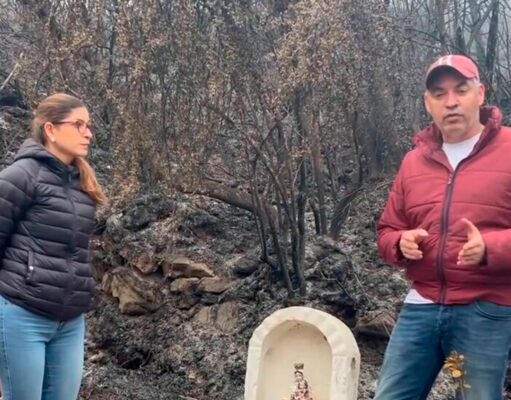 MILAGRO EN COLOMBIA: IMAGEN DE LA VIRGEN MARÍA ES HALLADA INTACTA EN MEDIO DE LOS ESCOMBROS DE UN INCENDIO