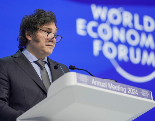 MILEI EN DAVOS SE FUE CON TODO CONTRA LA REGULACIÓN ESTATAL, EL SOCIALISMO Y EL FEMINISMO RADICAL