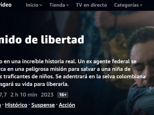 BUSCABAN OCULTAR «SOUND OF FREEDOM» EN STREAMING, PERO LOS PROGRES AMAZON, NETFLIX Y DISNEY NO HAN PODIDO