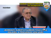 JORGE MUFARECHT FUE UNA AMETRALLADORA Y ARRASÓ CON JOSÉ UGAZ