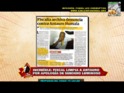 FISCALÍA LIMPIA A ANTAURO