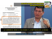LA INSOLENCIA DE COLCHADO DE BURLARSE DEL ORDEN JERÁRQUICO, TAMBIÉN ES UNA OFENSA A LA LÍNEA MILITAR Y POLICIAL