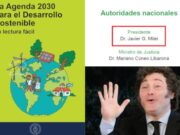 LOS LIBERALES SON UNOS REVERENDOS INCOHERENTES: EL GOBIERNO DE MILEI DIFUNDE MATERIAL RATIFICANDO LA AGENDA 2030