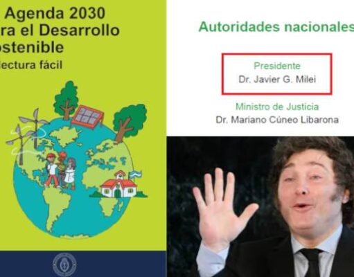 LOS LIBERALES SON UNOS REVERENDOS INCOHERENTES: EL GOBIERNO DE MILEI DIFUNDE MATERIAL RATIFICANDO LA AGENDA 2030