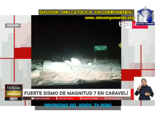 IMAGENES DEL SISMO EN AREQUIPA
