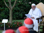 PAPA FRANCISCO PIDE LA PAZ EN EL MUNDO ANTE LA PRESENCIA DE LOS EMBAJADORES DE UCRANIA, RUSIA, PALESTINA E ISRAEL