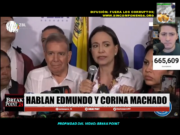 NADIE RECONOCE EL TRIUNFO DE MADURO. MARÍA CORINA MACHADO DENUNCIÓ EL FRAUDE