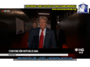 UN DONALD TRUMP CONMOVIDO POR APOYO DE 50 ESTADOS SE PRESENTÓ EN VIVO