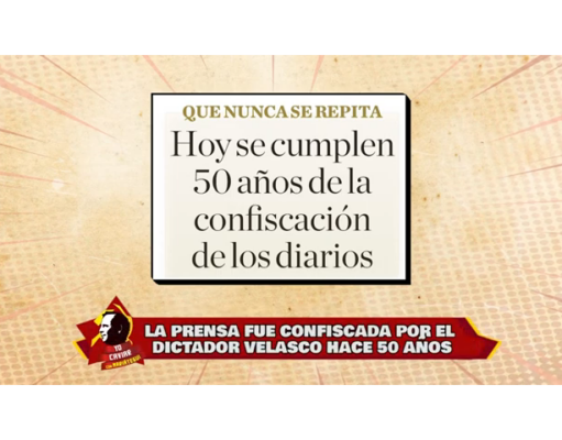 ALDO MARIÁTEGUI RECUERDA LA TOMA DE LOS MEDIOS DE PRENSA POR LA DICTADURA DE VELASCO