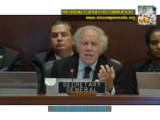 SECRETARIO DE LA OEA CONCLUYÓ QUE SÍ HUBO UN EVIDENTE FRAUDE ELECTORAL EN VENEZUELA