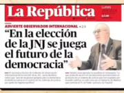 CUANDO NO MOHME Y LA REPÚBLICA, ENEMIGOS DEL PERÚ, QUE BUSCAN PETARDEAR LO QUE NO LES GUSTA CON TAL QUE LA CAVIARADA SIEMPRE DOMINE LAS INSTITUCIONES EN EL PAÍS