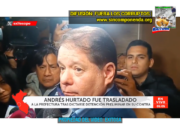 ANDRÉS HURTADO “CHIBOLÍN” FUE TRASLADADO A LA PREFECTURA DONDE ESTARÁ DETENIDO 7 DÍAS