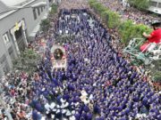 MAR HUMANO ACOMPAÑÓ AL SEÑOR DE LOS MILAGROS EN SU PRIMER RECORRIDO DEL 2024