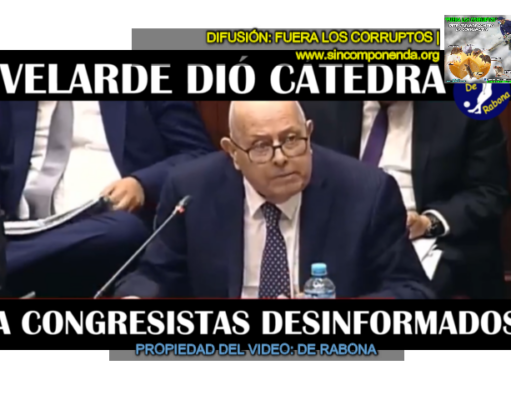 JULIO VELARDE DIO CÁTEDRA A CONGRESISTAS ROJOS QUE MOSTRARON UNA IGNORANCIA ESPANTOSA
