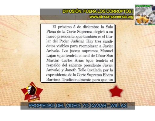 HAY 3 CANDIDATOS PARA PRESIDENTE DEL PODER JUDICIAL