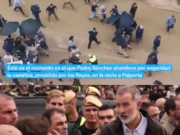 SACAN A PALOS A PEDRO SÁNCHEZ DE VALENCIA (ESPAÑA), POR SU INDIFERENCIA CON LOS AFECTADOS POR LA DANA, MIENTRAS LOS REYES NO SE INMUTARON Y SIGUIERON ADELANTE