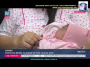 TRES BEBITAS NACIERON EN LAS PRIMERAS HORAS DEL AÑO 2025