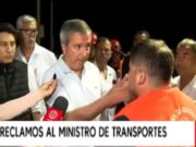 RECLAMAN AL MINISTRO DE TRANSPORTE POR CAÍDA DE PUENTE EN CHANCAY
