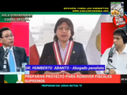 ABANTO PLANTEA POLÉMICA A MUÑANTE Y ECHAIZ SOBRE LA REFORMA JUDICIAL Y FISCAL