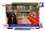 LA IGLESIA PERUANA ESTUVO PRESENTE ANTE EL FÉRETRO DEL PAPA FRANCISCO