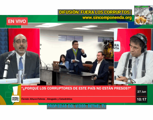CON SORNA FERNÁN ALTUVE HABLA SOBRE EL JUZGADOR QUE EXPIDIÓ LA RESOLUCIÓN EXPRESS DE PATRICIA BENAVIDES