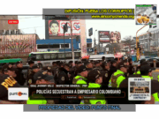 MALOS POLICÍAS HICIERON SECUESTRO AL VUELO CONTRA EMPRESARIO COLOMBIANO Y FUERON DESPUÉS IDENTIFICADOS