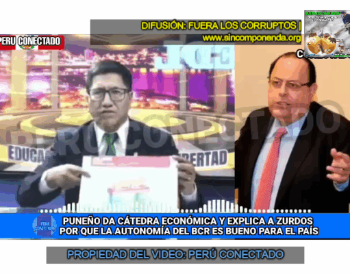 EXPLICACIÓN DE PERIODISTA PUNEÑO: LA RECETA PERFECTA PARA LA ECONOMÍA ES UN BCR AUTÓNOMO