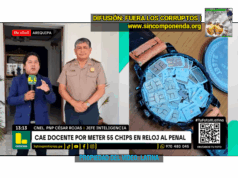 UN PROFESOR ROJO, VINCULADO A LOS DELINCUENTES EN PRISIÓN, LES SUMINISTRABA CHIPS PARA EXTORSIONAR