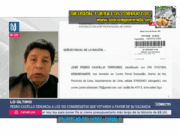 PEDRO CASTILLO DENUNCIA A CONGRESISTAS QUE LO VACARON Y A LA EXPRESIDENTE DINA BOLUARTE