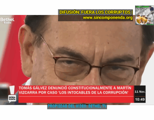 OTRA DENUNCIA CONSTITUCIONAL CONTRA VIZCARRA POR SER CABEZA DE LOS INTOCABLES DE LA CORRUPCIÓN