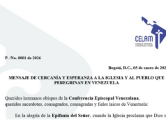 EL CELAM BRINDA UN MENSAJE DE CERCANÍA Y ESPERANZA A LA IGLESIA Y AL PUEBLO VENEZOLANO