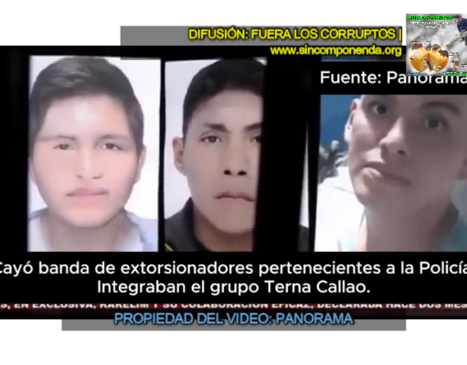 POLICÍAS EXTORSIONADORES CAPTURADOS POR POLICÍAS QUE LES SEGUÍAN LA PISTA